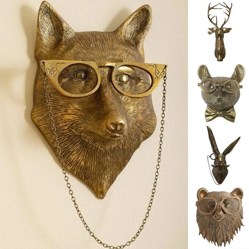 Animal Head Resin Pendant -  - #tag1#