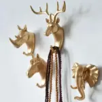 Animal Head Wall Hooks Stylish and Functional Decor for Your Space