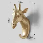 Animal Head Wall Hooks Stylish and Functional Decor for Your Space