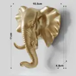 Animal Head Wall Hooks Stylish and Functional Decor for Your Space