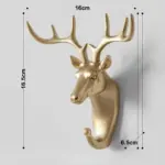 Animal Head Wall Hooks Stylish and Functional Decor for Your Space