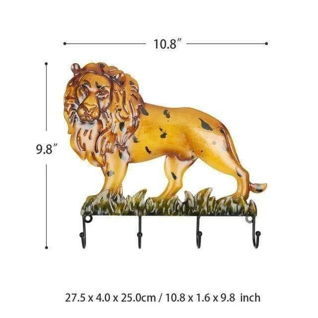 Animal Key Hook Wall Hanger - Adorable and Practical Home Decor -