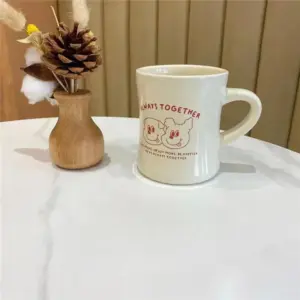 Animal Slogan Ceramic Coffee Mug