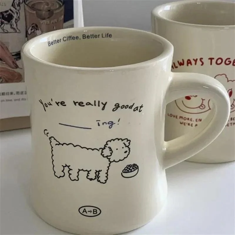 Animal Slogan Ceramic Coffee Mug -  - #tag1#