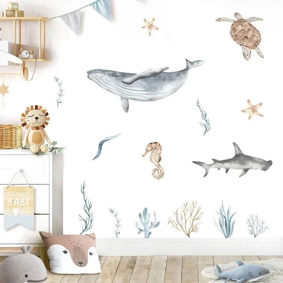 Animals in the Wild Wall Sticker | Atmospheric wall stickers for your child's room -  - #tag1#