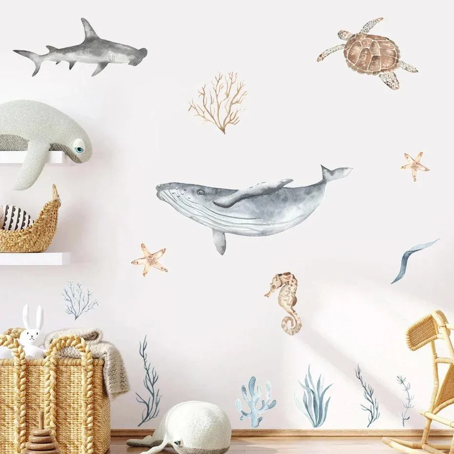 Animals in the Wild Wall Sticker | Atmospheric wall stickers for your child's room -  - #tag1#