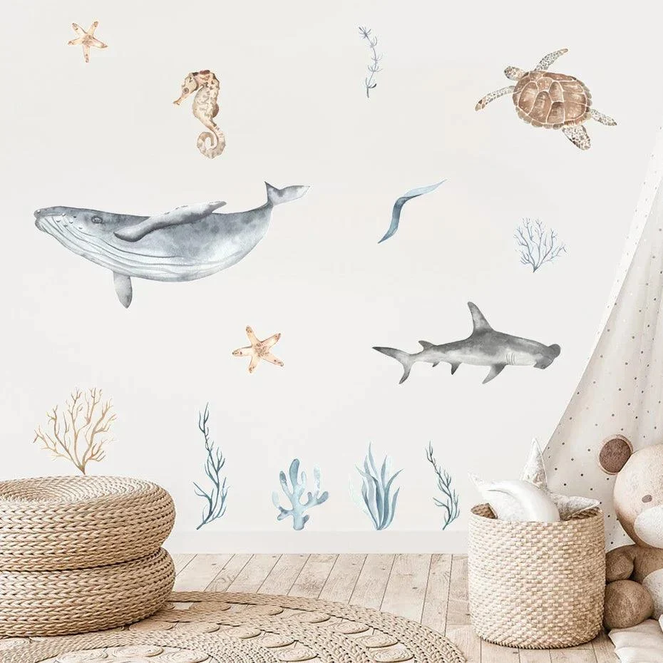 Animals in the Wild Wall Sticker | Atmospheric wall stickers for your child's room -  - #tag1#