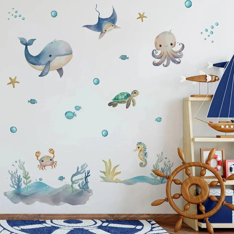 Animals in the Wild Wall Sticker | Atmospheric wall stickers for your child's room -  - #tag1#