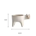 Animated Cat Ceramic Vase tag1