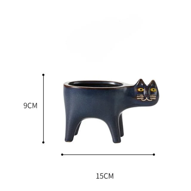 Animated Cat Ceramic Vase -  - #tag1#