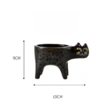 Animated Cat Ceramic Vase tag1