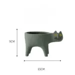 Animated Cat Ceramic Vase tag1