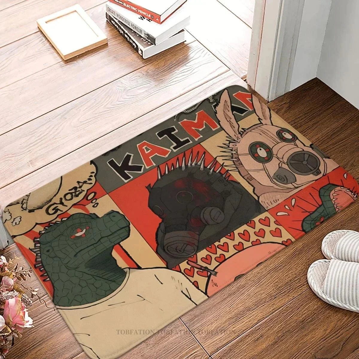 Anime Anti-Slip Doormat: Home Décor -