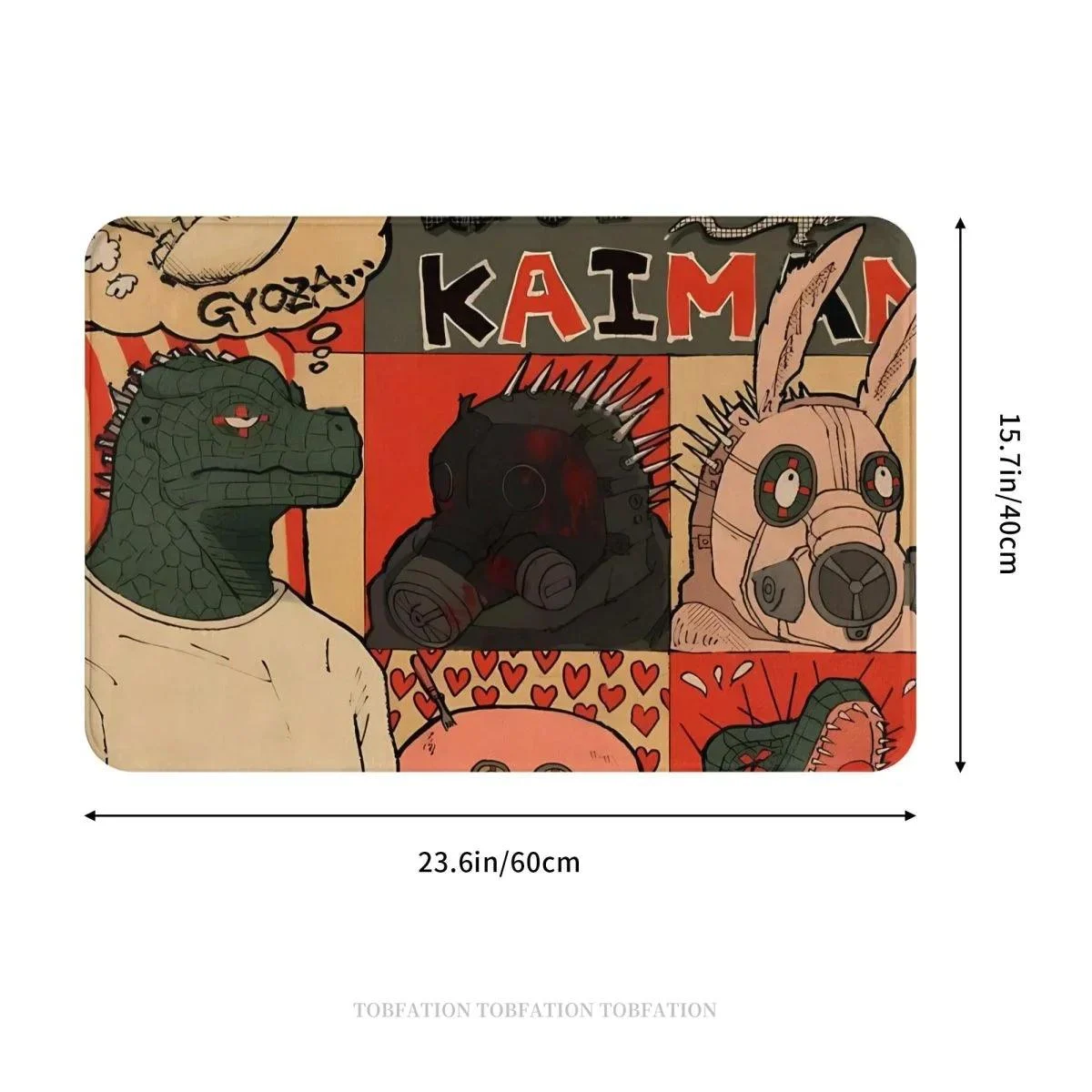 Anime Anti-Slip Doormat: Home Décor -