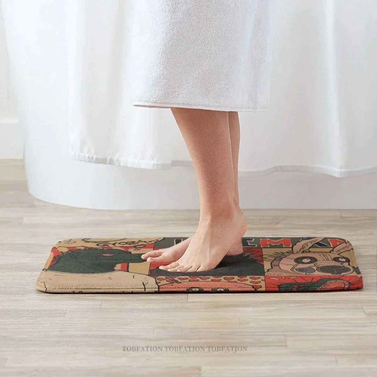 Anime Anti-Slip Doormat: Home Décor -