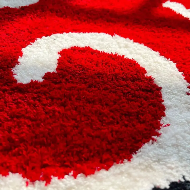 Anime Red Cloud Rug tag1