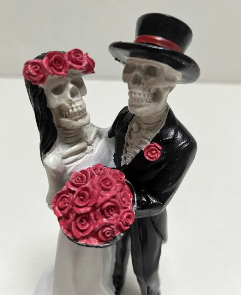 Anniversary Wedding Halloween Decoration Ghost Couple Pair Resin Elf Ornament tag1