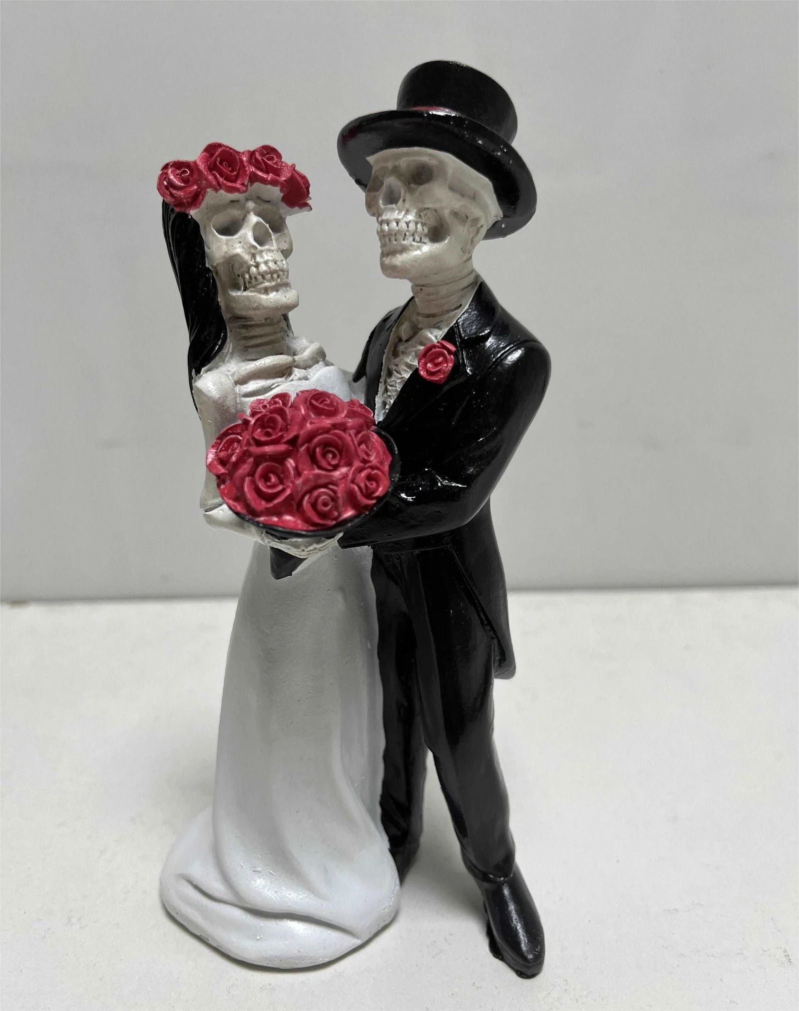 Anniversary Wedding Halloween Decoration Ghost Couple Pair Resin Elf Ornament -  - #tag1#
