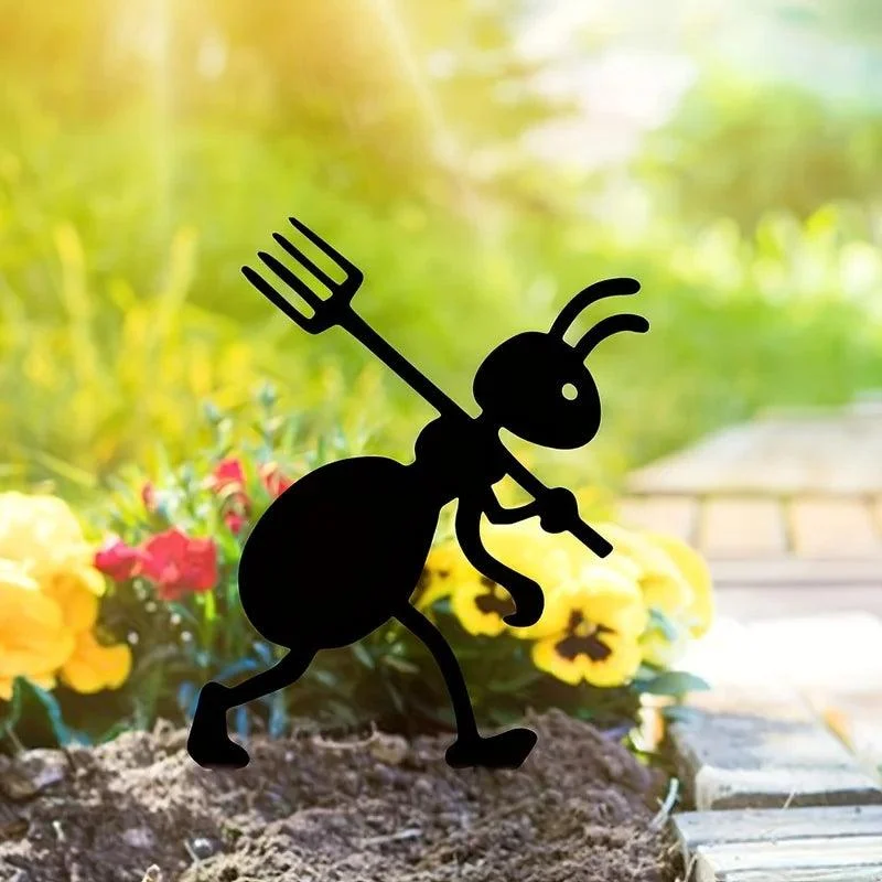 Ant garden decoration | Working metal ant -  - #tag1#