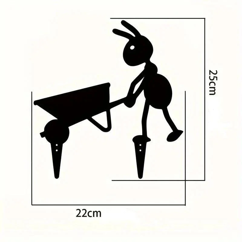 Ant garden decoration | Working metal ant -  - #tag1#