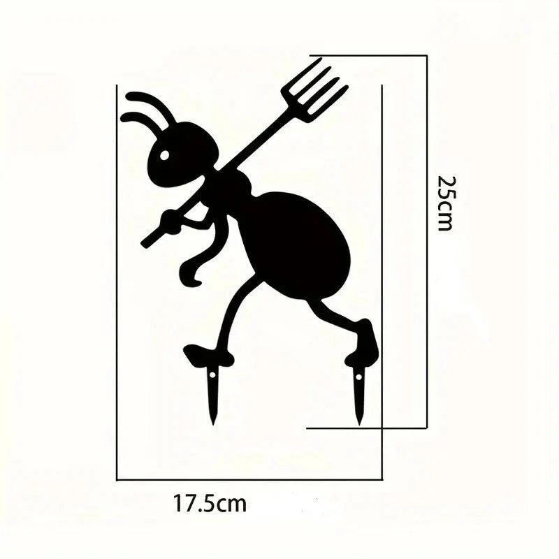 Ant garden decoration | Working metal ant -  - #tag1#