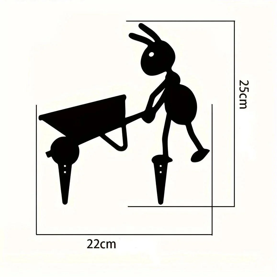 Ant garden decoration | Working metal ant -  - #tag1#