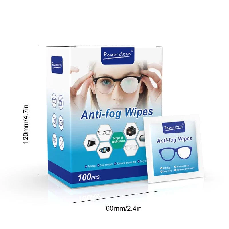 Anti-Fog Lens Wipes(100 Pcs) -  - #tag1#