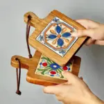 Anti Scalding Pan Coaster Wooden Tile tag1