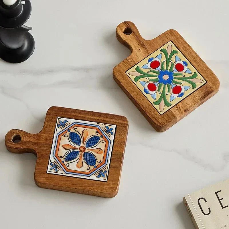 Anti-Scalding Pan Coaster Wooden Tile -  - #tag1#