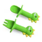 Anti Slip Dinosaur Fork Spoon Set tag1