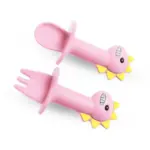 Anti Slip Dinosaur Fork Spoon Set tag1