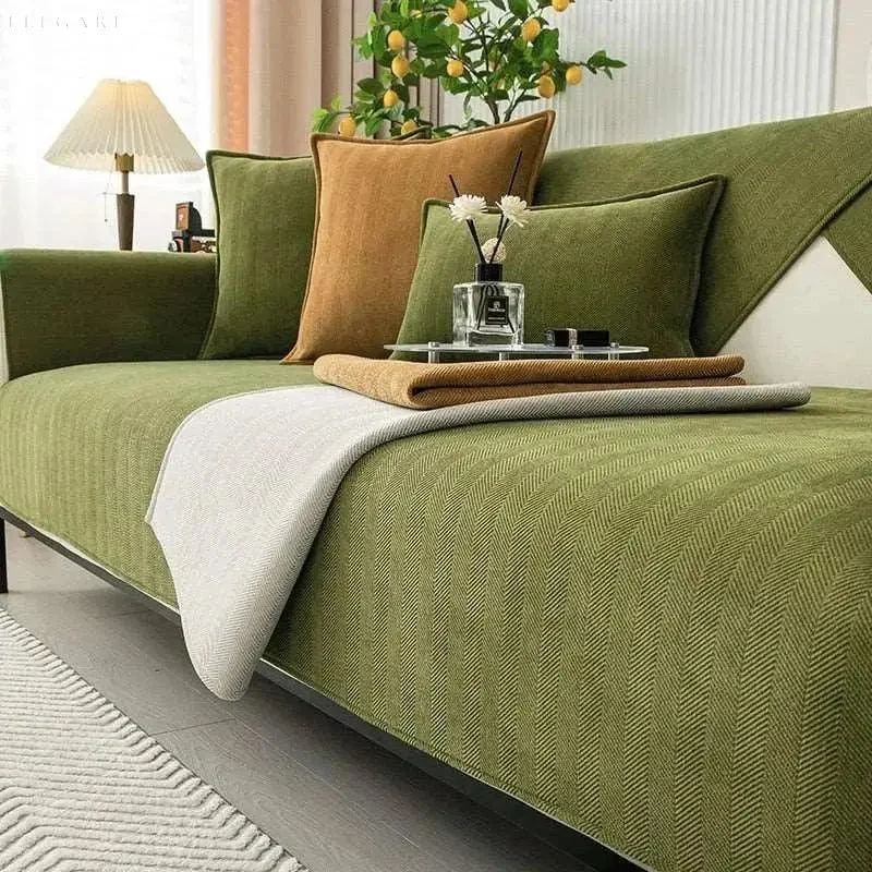 Anti-Slip Sofa Cover in L-Shape - Sofa Protector -  - #tag1#