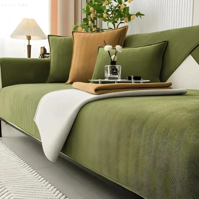 Anti Slip Sofa Cover in L Shape Sofa Protector tag1