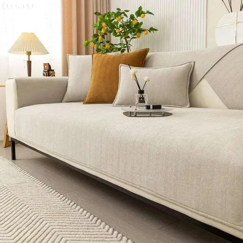 Anti-Slip Sofa Cover in L-Shape - Sofa Protector -  - #tag1#