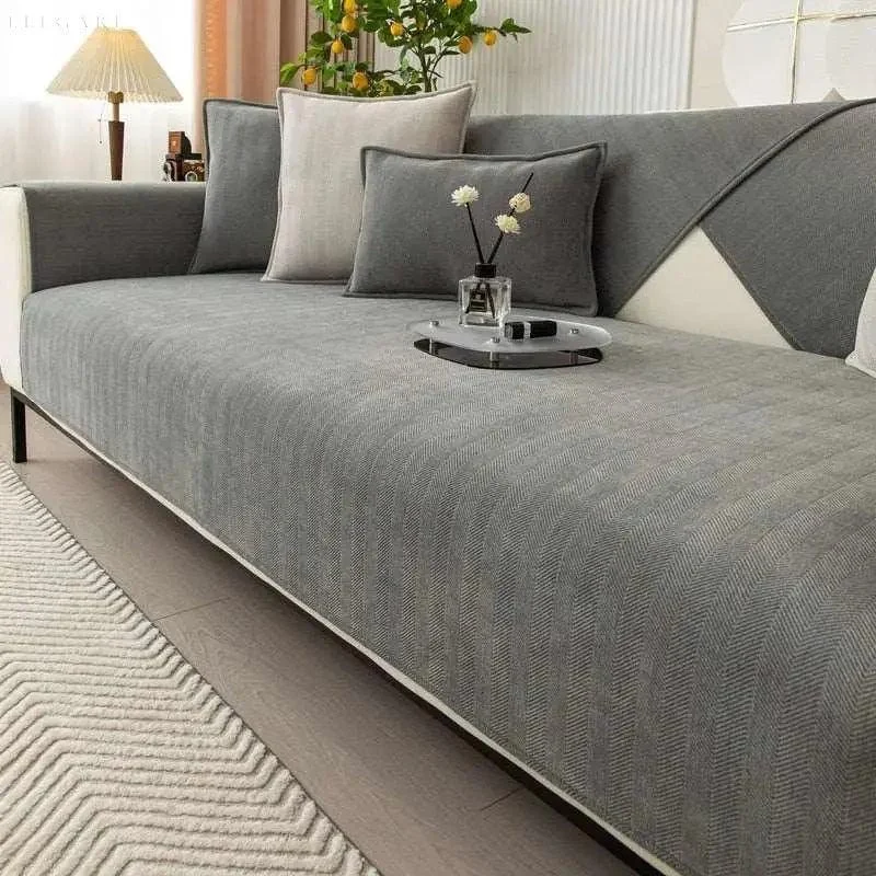 Anti-Slip Sofa Cover in L-Shape - Sofa Protector -  - #tag1#