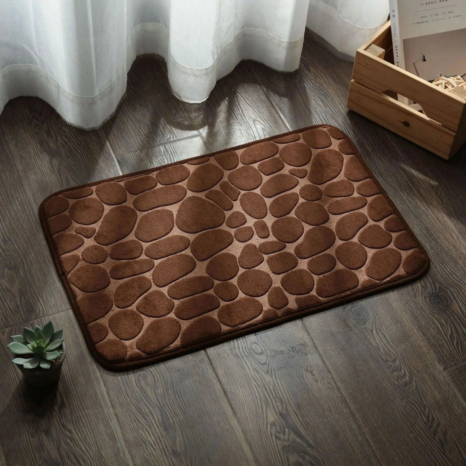 Anti-Slip Super Absorbent Bath Mat: Home Elegance -