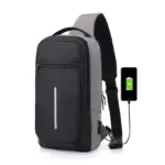 Anti Theft USB Charging Chest Crossbody Bag tag1