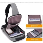 Anti Theft USB Charging Chest Crossbody Bag tag1