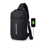 Anti Theft USB Charging Chest Crossbody Bag tag1