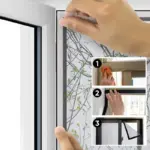 Anti mosquito Self adhesive Window Screen tag1
