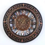 AntikeEleganzWanduhr KlassischesDesignmitCharmantenDetails2xlumina