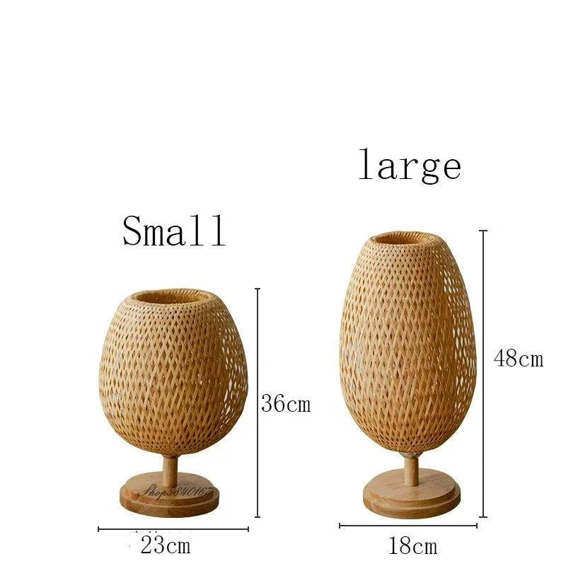 AntiqueBamboo - Vintage Bamboo Table Lamp -  - #tag1#