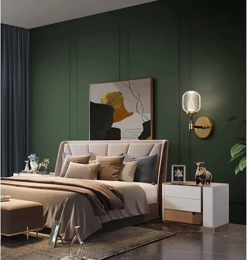 AntiqueBrassGoldWallLight
