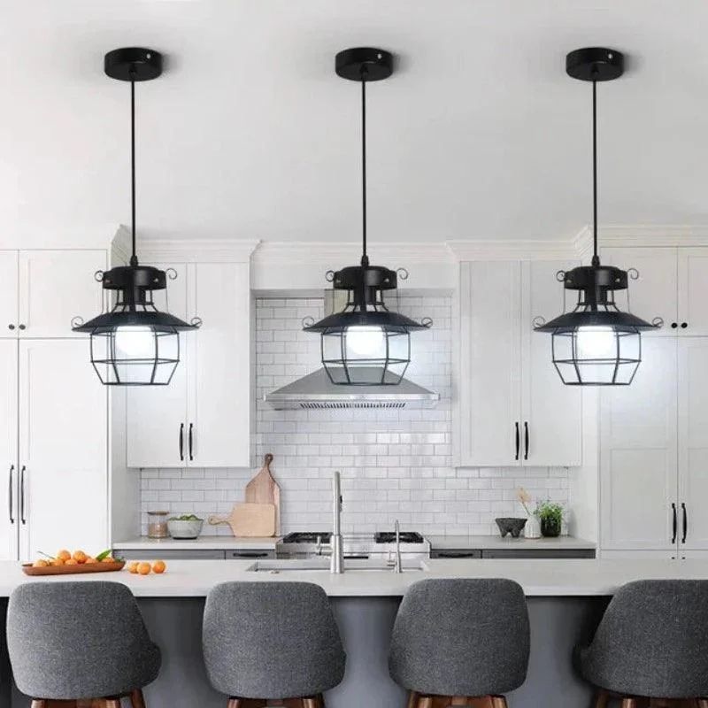 AntiqueCage - Industrial Hanging Ceiling Lamp -  - #tag1#