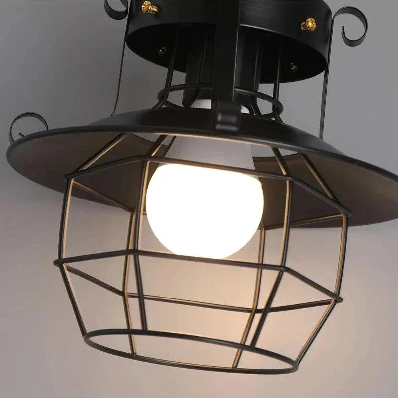 AntiqueCage - Industrial Hanging Ceiling Lamp -  - #tag1#