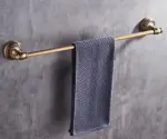 Antique Bronze Carved Bathroom Accessories Set Aluminum Bath Hardware Sets Towel Rack Paper holder Toilet Brush Holder tag1