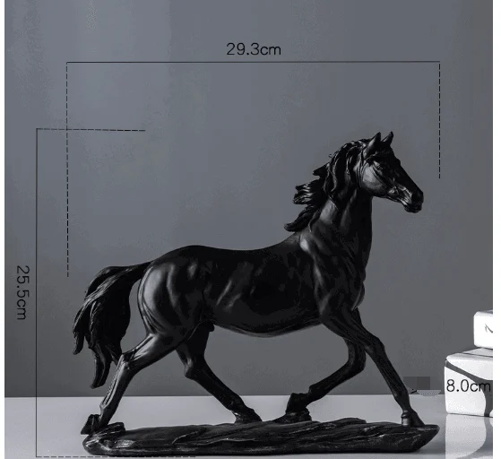 Antique Horse Figurine Sculptures and Statues Home Decoration -