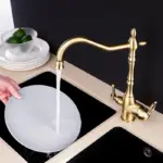 Antique Kitchen Purify Faucets Tap Cold and Hot 360 Rotation with Water Purification Features tag1