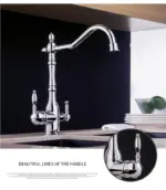 Antique Kitchen Purify Faucets Tap Cold and Hot 360 Rotation with Water Purification Features tag1