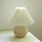 Antique Pleated Vintage Table Lamp with Pleats tag1